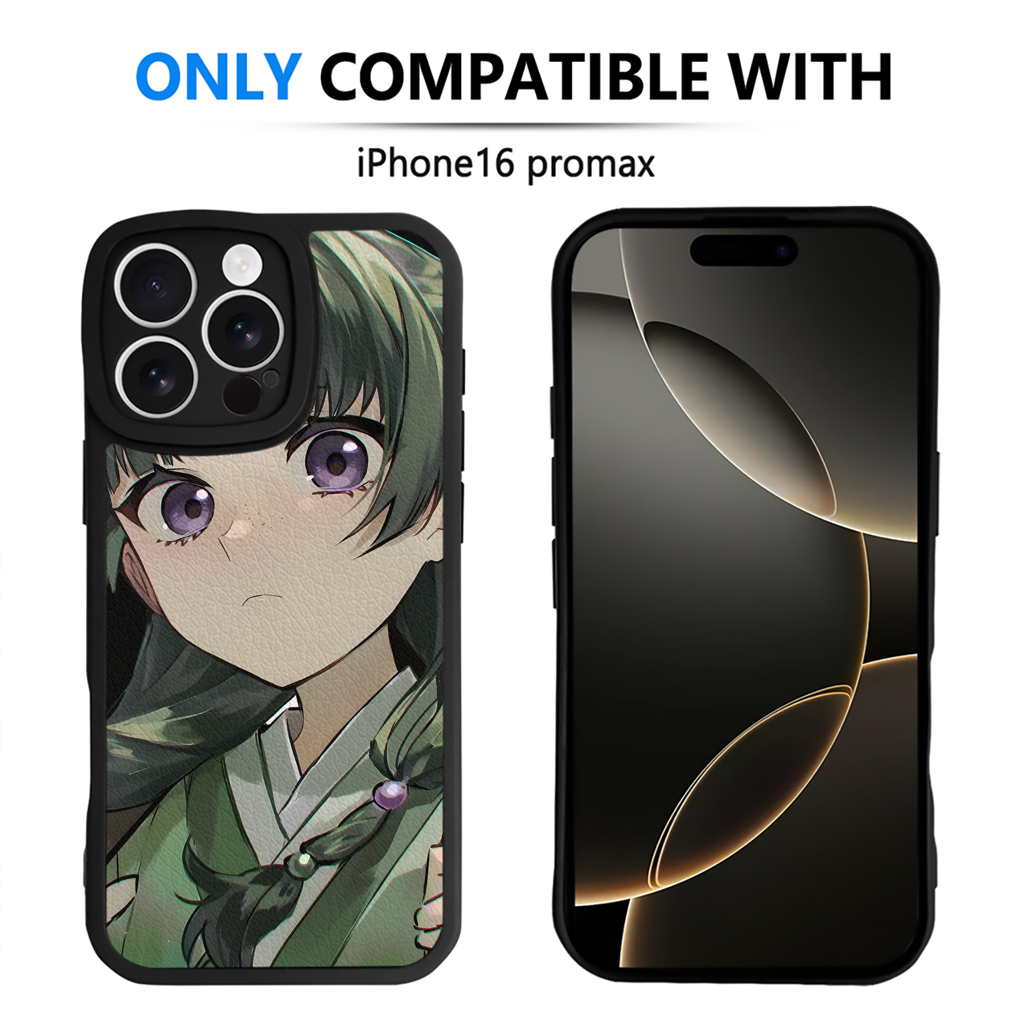 （画像用） 薬屋のひとりごと The Apothecary Diaries 【iPhone 16シリーズ対応】シリコンスマホケース（レザー調） 材質：シリコン
